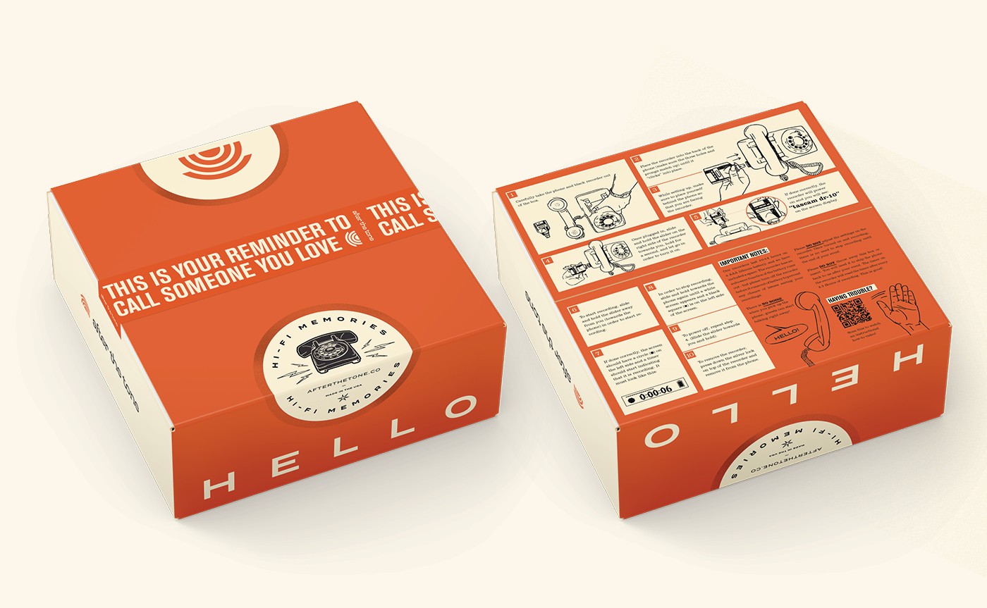 After The Tone branded packaging application