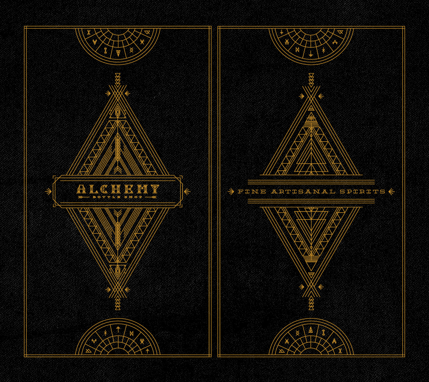 Alchemy Bottle Shop window graphics
