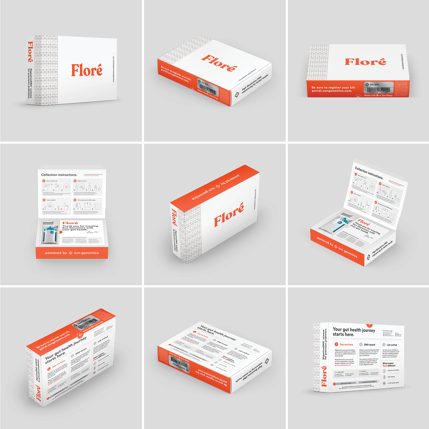 Floré collection kit redesign application