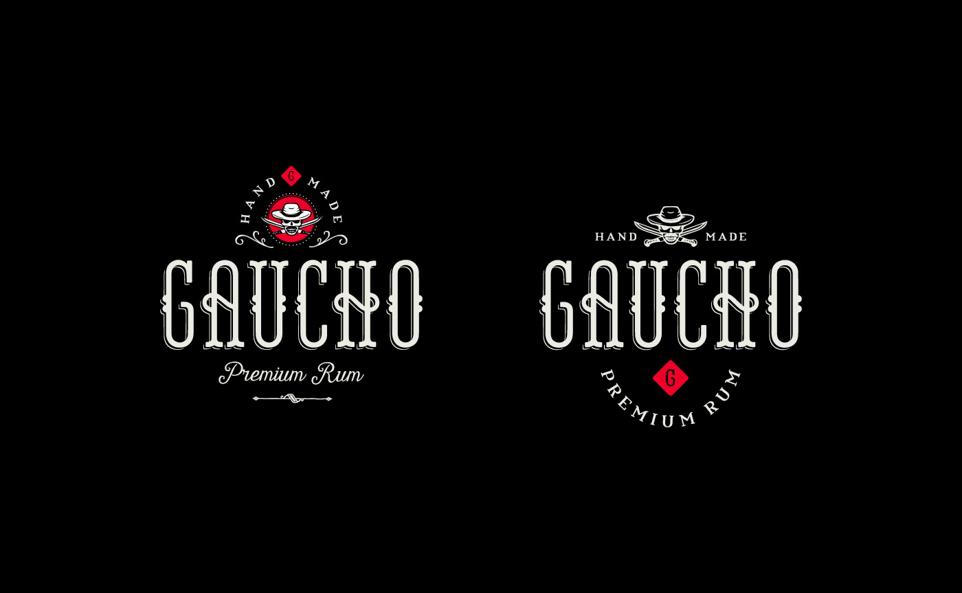 Gaucho Rum alternative primary logos