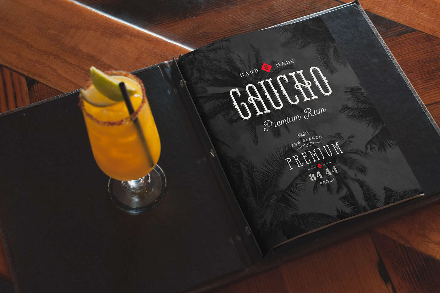 Gaucho Rum secondary logos detail