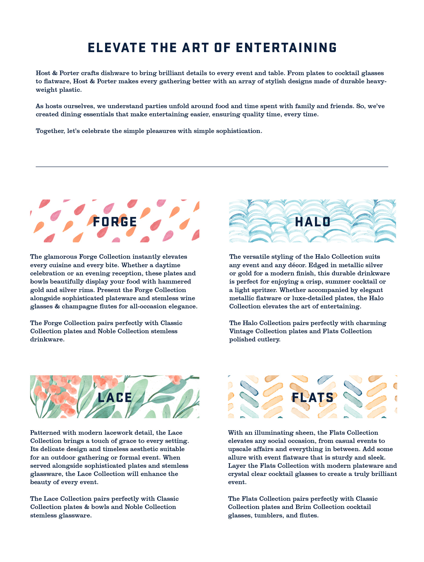 Host & Porter copywriting sample