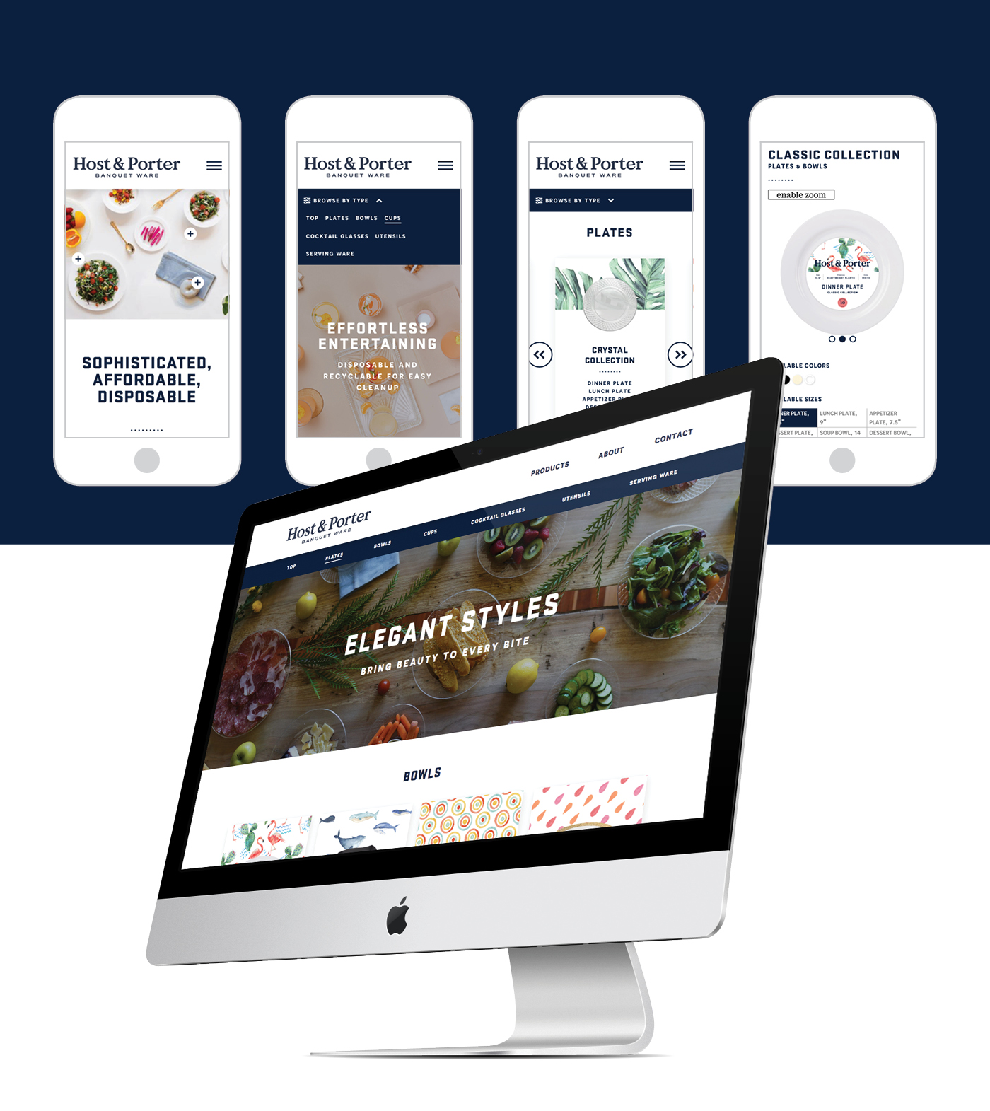 Host & Porter custom website