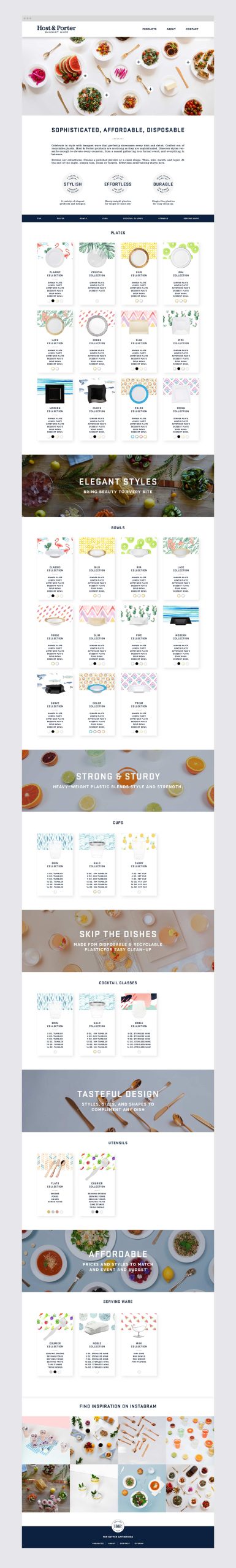 Host & Porter custom website application