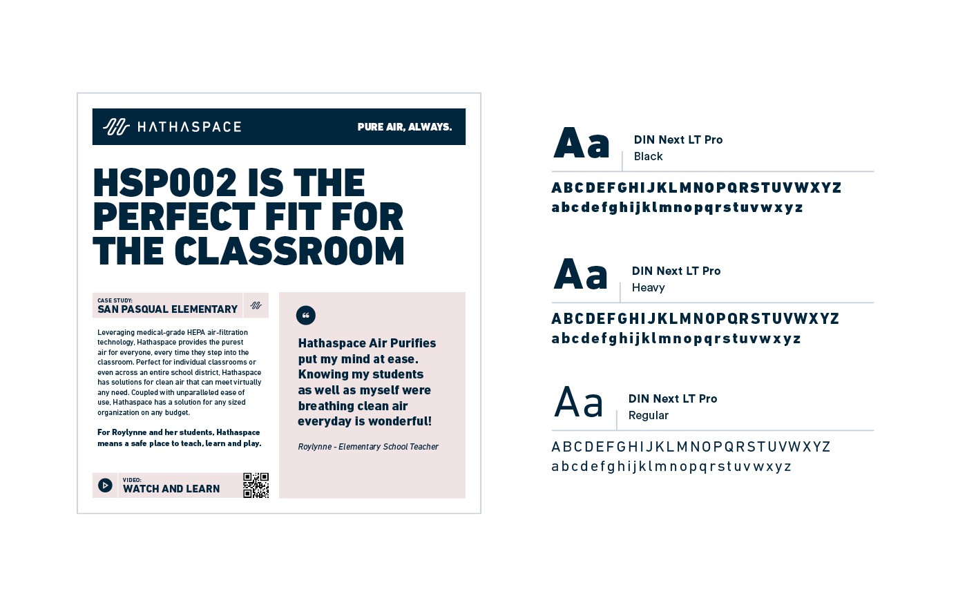 Hathaspace typography