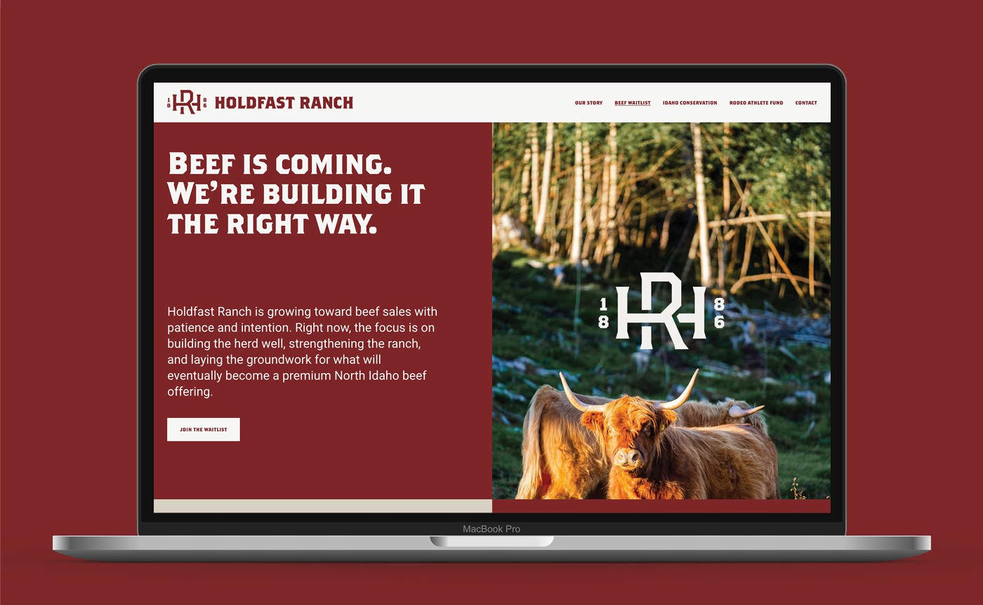 Holdfast Ranch brand application 9