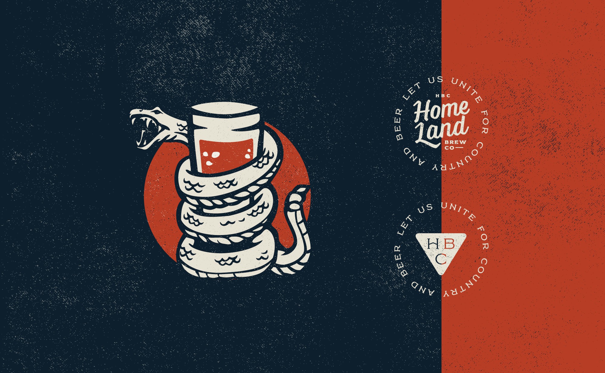 Home Land Brew Co brewery branding secondary view