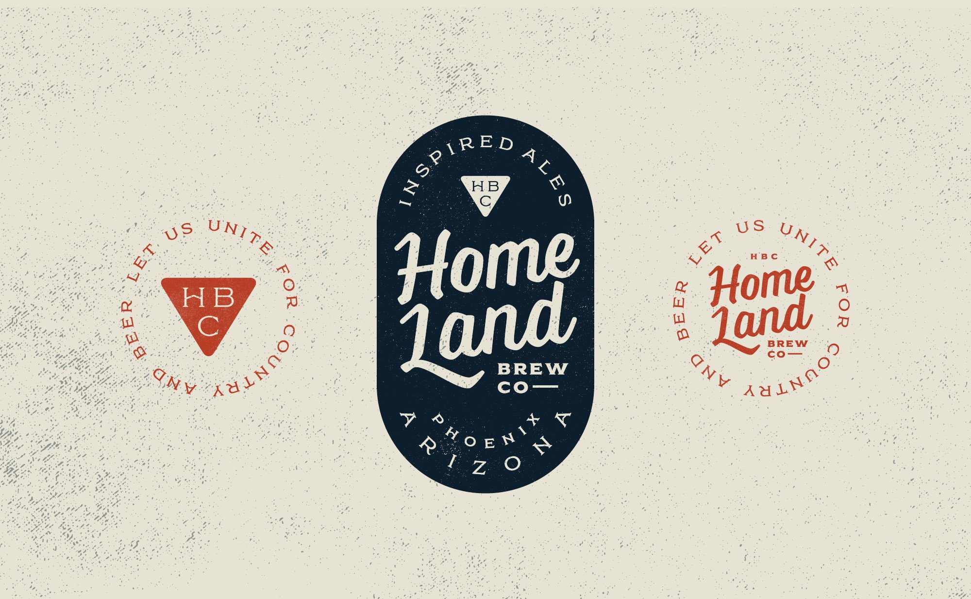 Home Land Brew Co brewery branding example