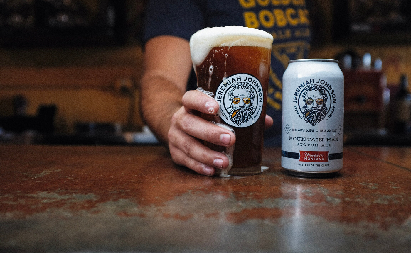 Jeremiah Johnson Brewing Company finished brand