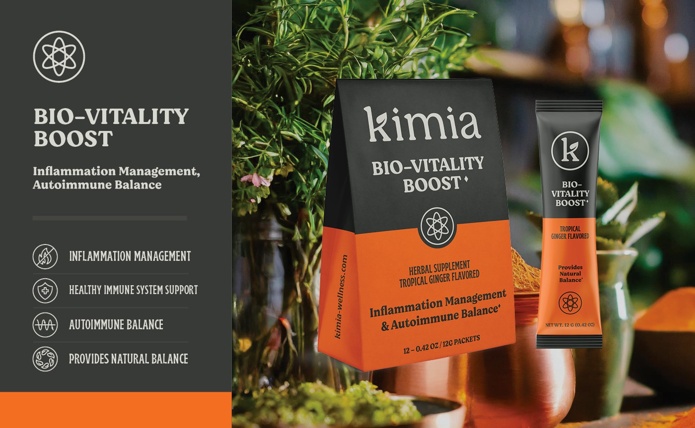 Kimia Wellness packaging design variation