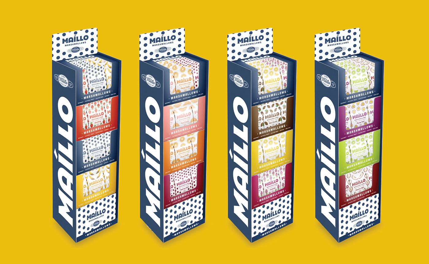 Maillo packaging design brand application
