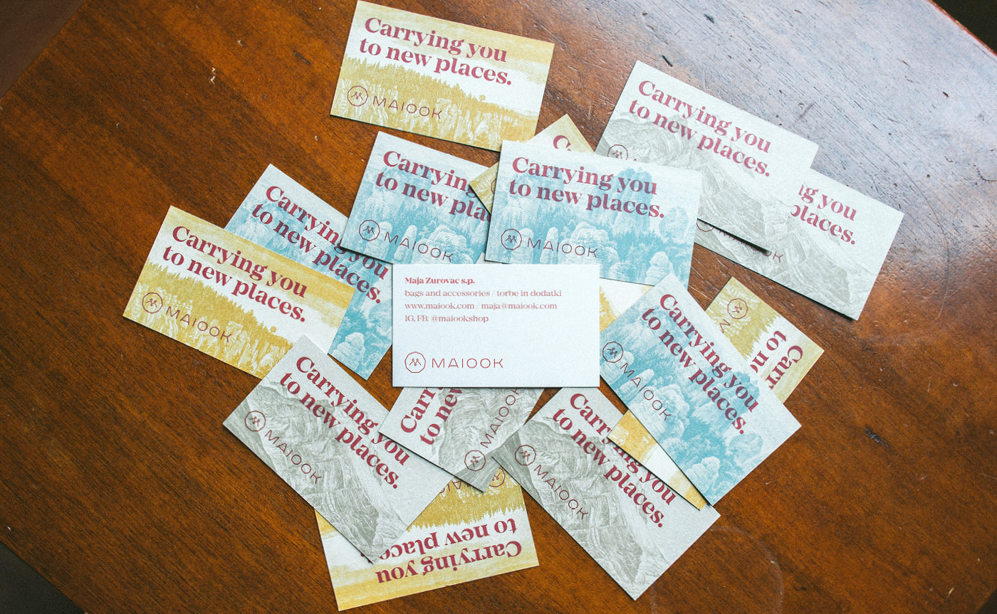 Maiook business cards application