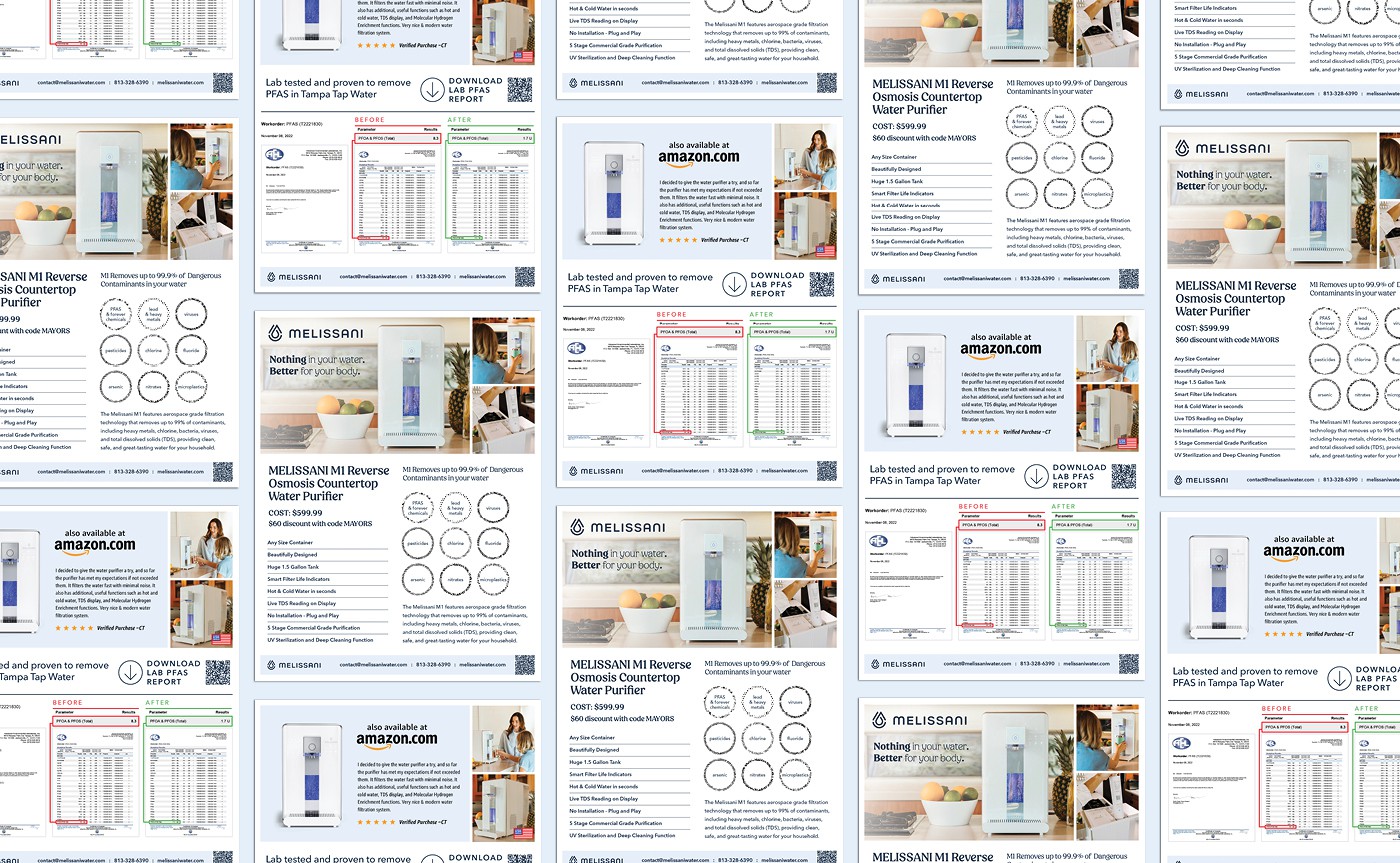 Melissani Water brand application 12