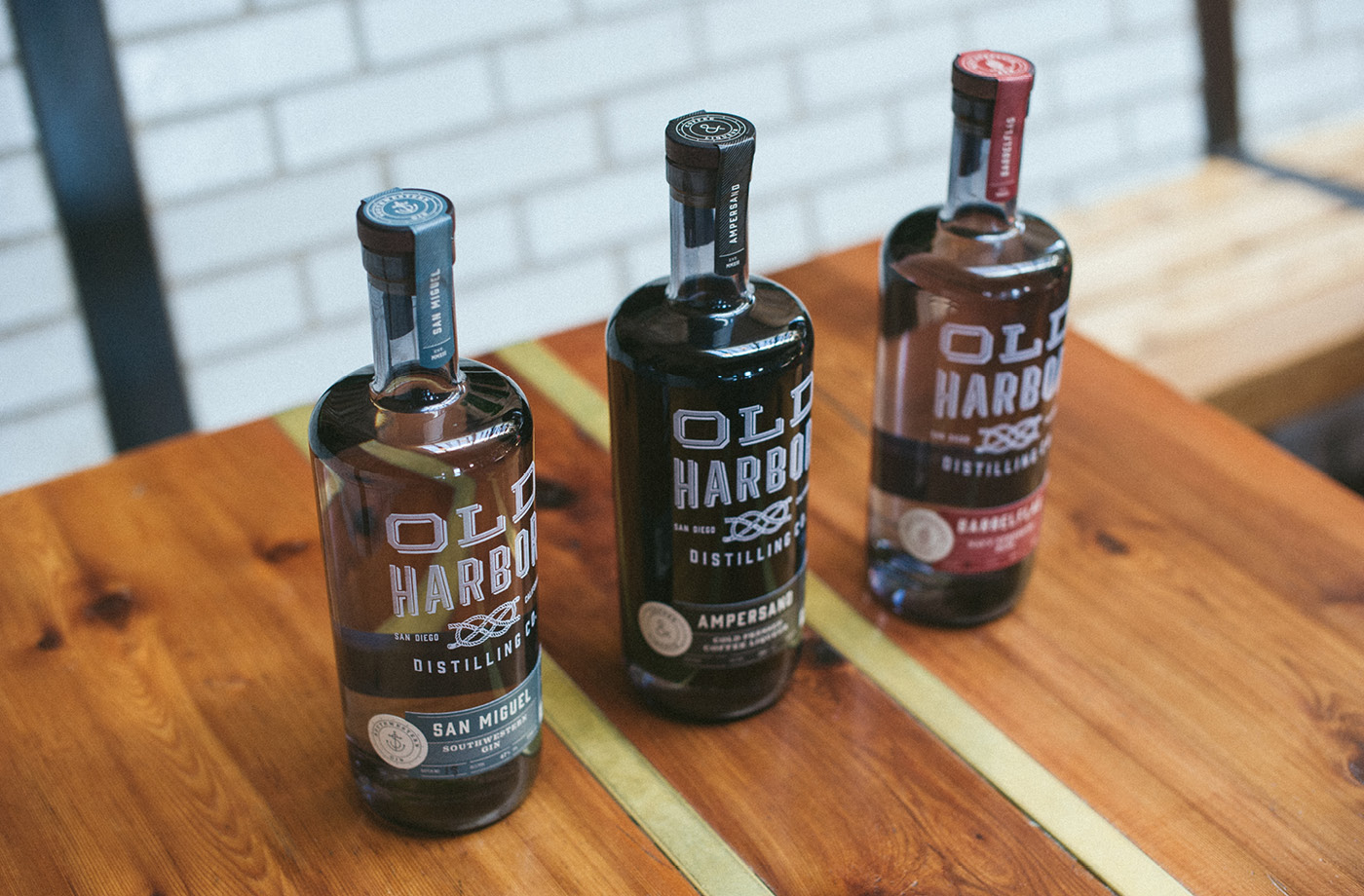 Old Harbor Distilling bottle design application