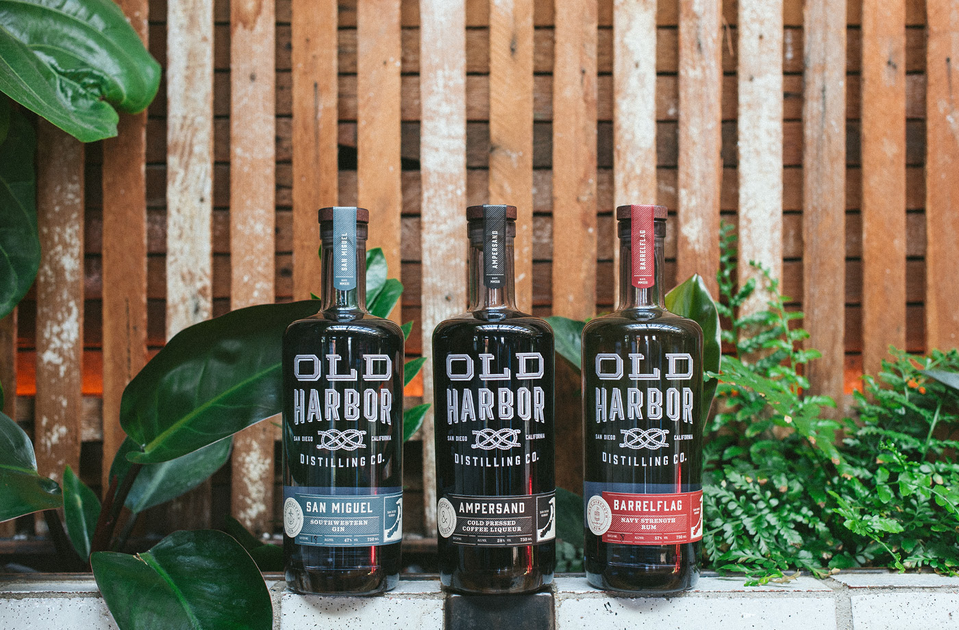 Old Harbor Distilling bottle design presentation