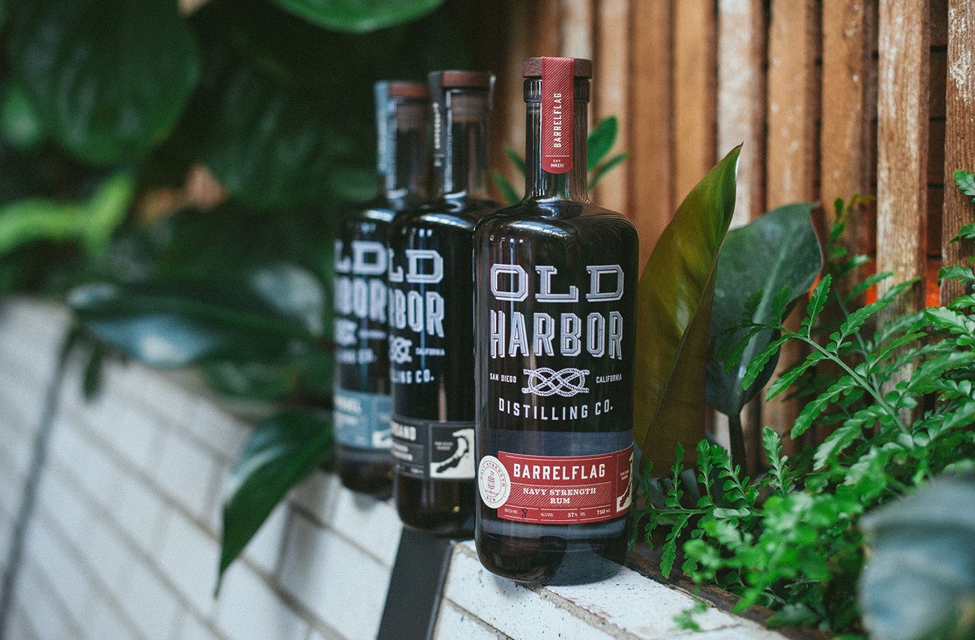 Old Harbor Distilling distillery branding and packaging project image
