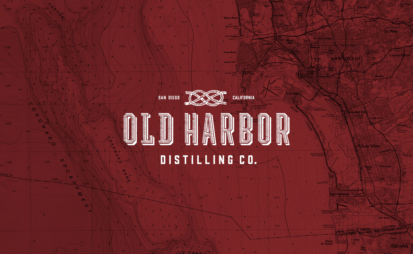 Old Harbor Distilling primary horizontal logo