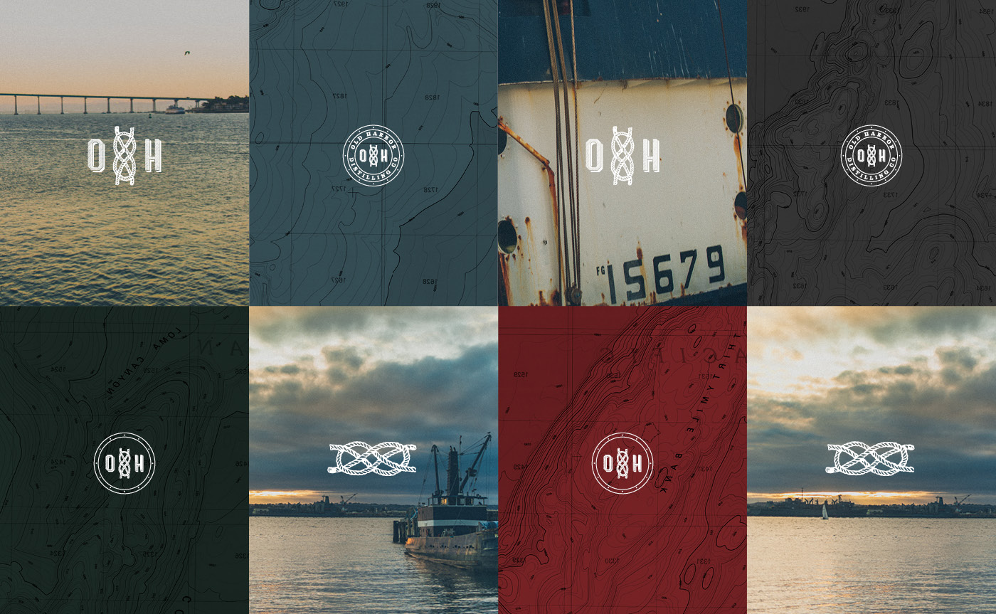 Old Harbor Distilling secondary logos