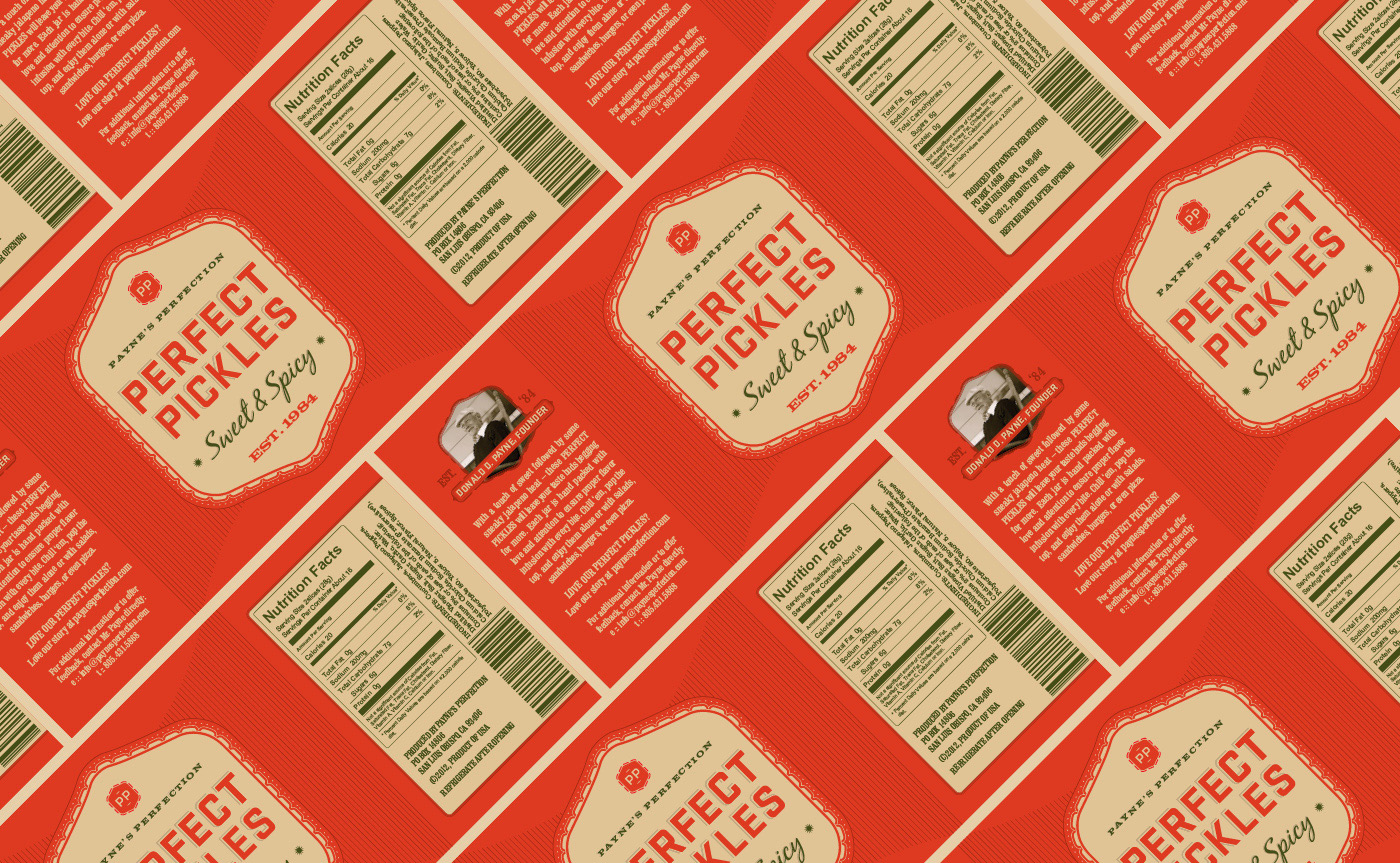 Payne's Perfection label design