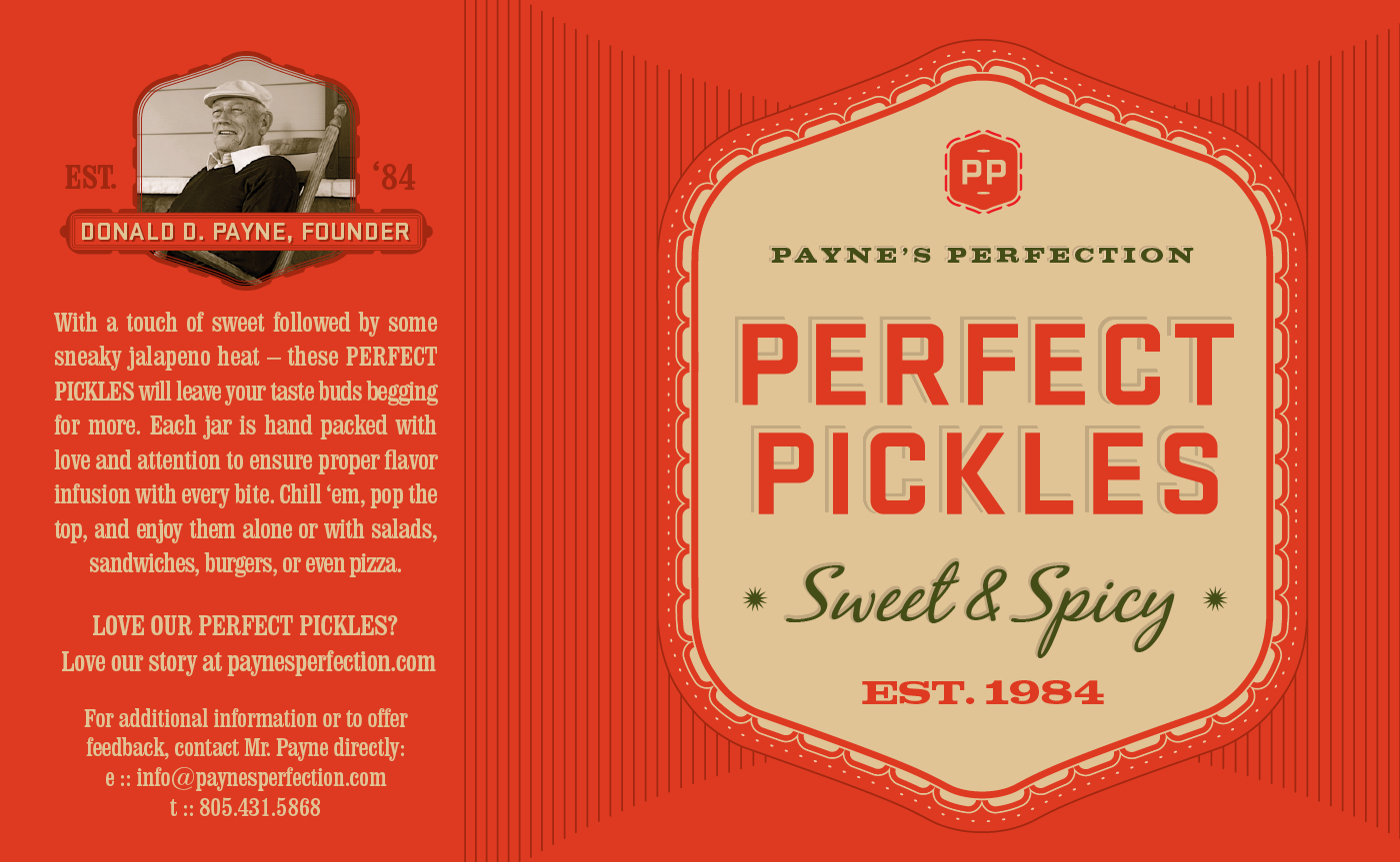 Payne's Perfection label detail