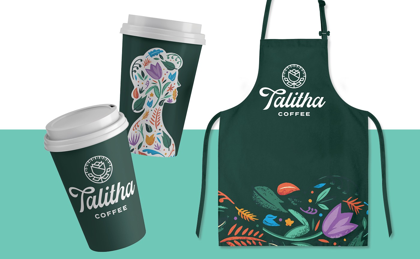 Talitha Coffee package design presentation