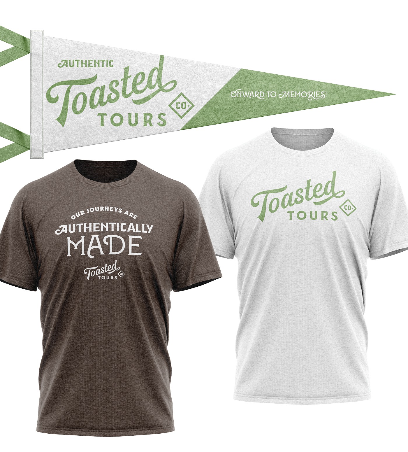 Toasted Tours swag design