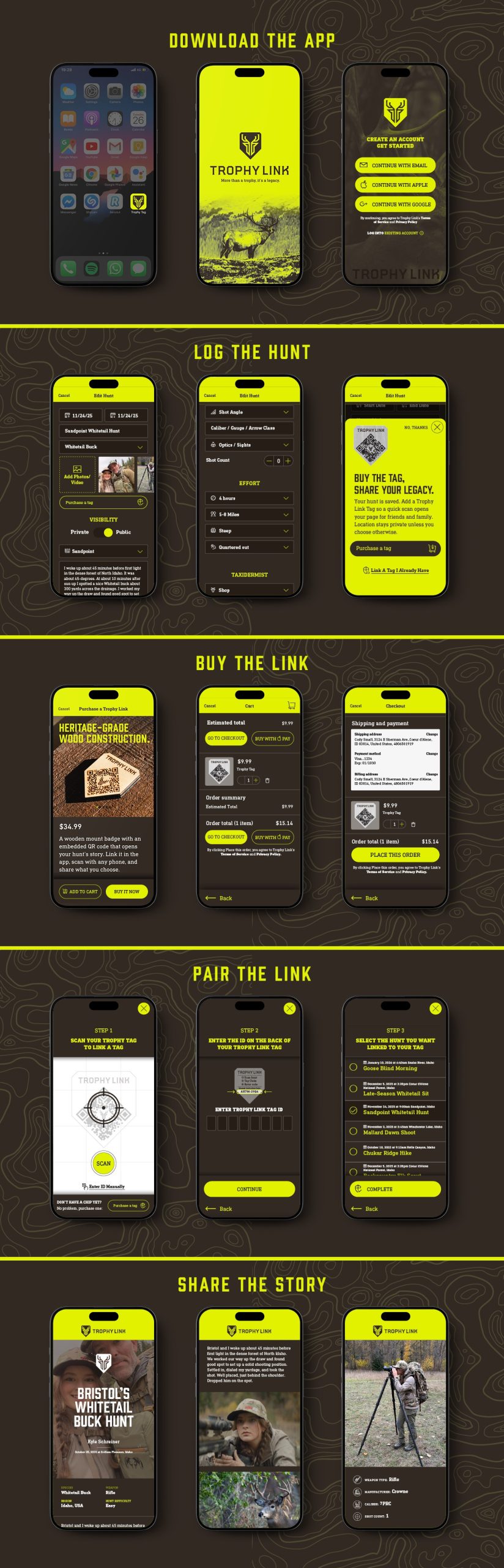 Trophy Link brand application 19