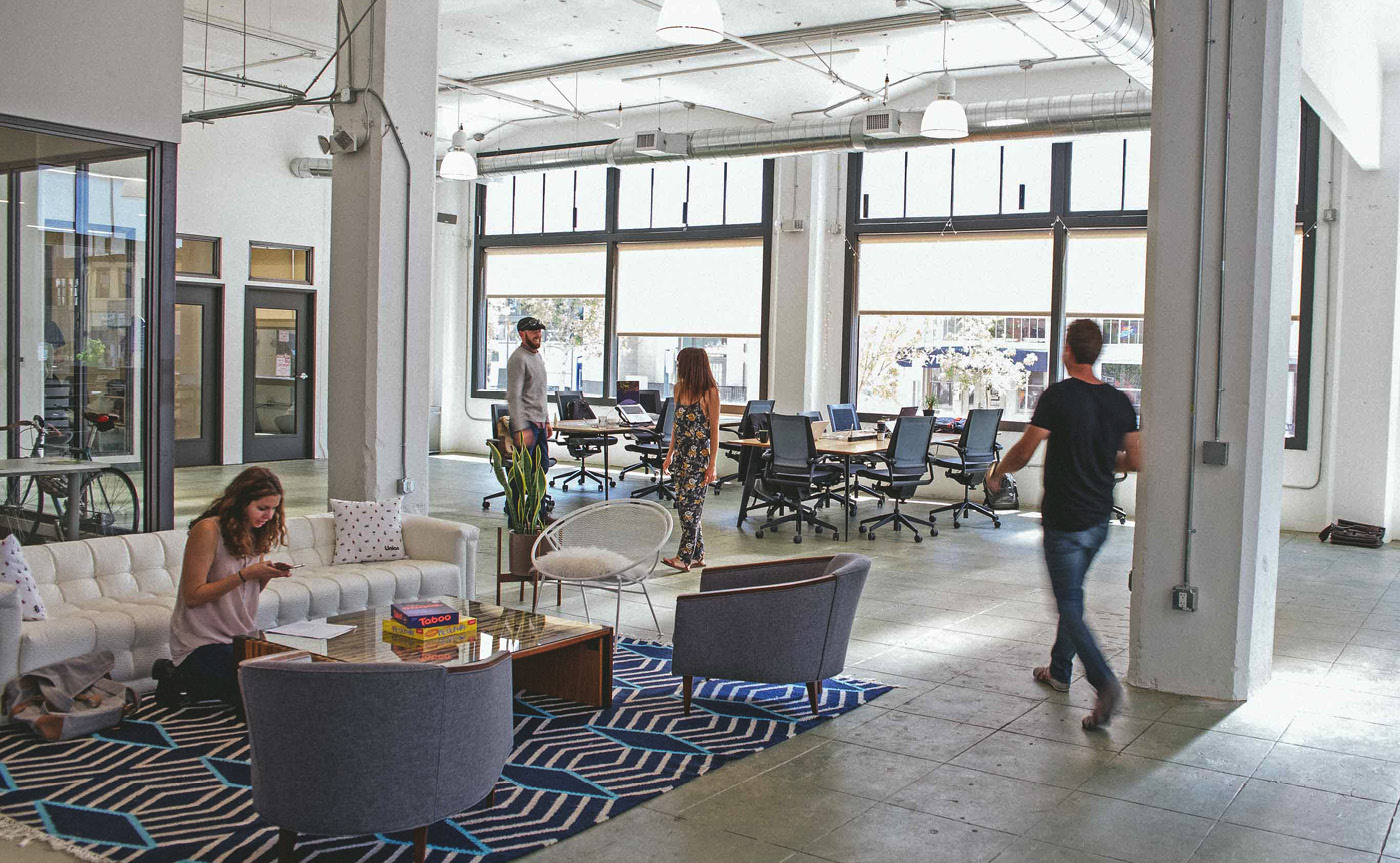 Union Cowork brand buildout secondary view