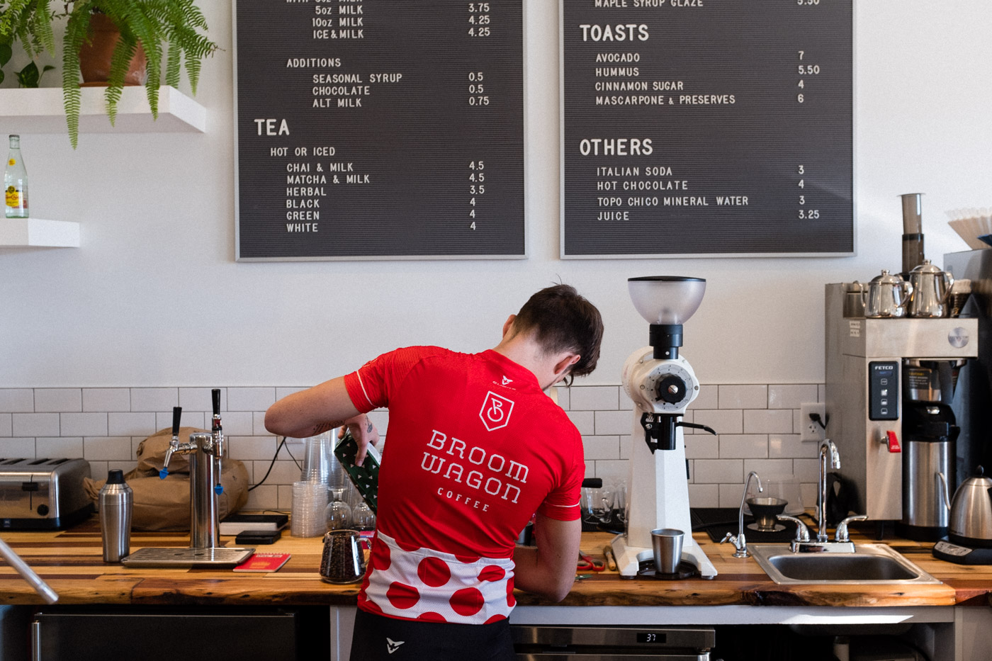 Broomwagon Coffee cafe application