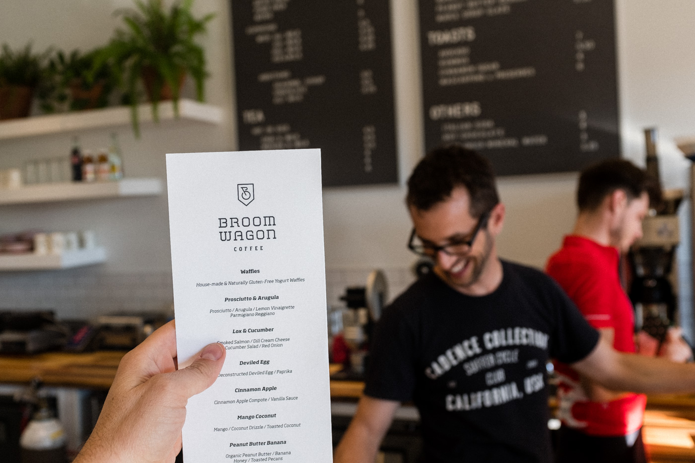 Broomwagon Coffee cafe presentation