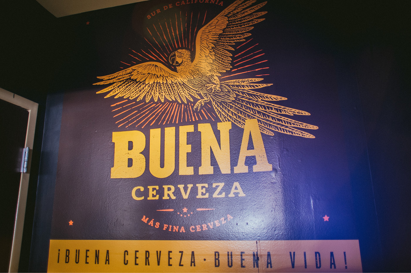Buena Cerveza 24-pack design close-up