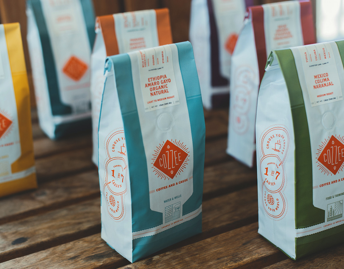 Cozzee Coffee — Coffee with a cause you can choose