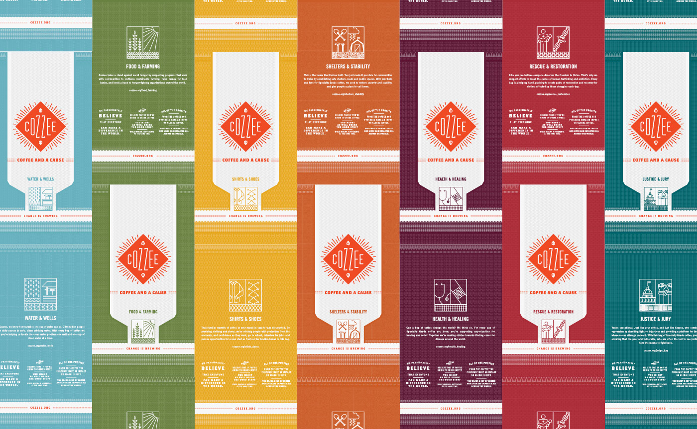 Cozzee Coffee bag design